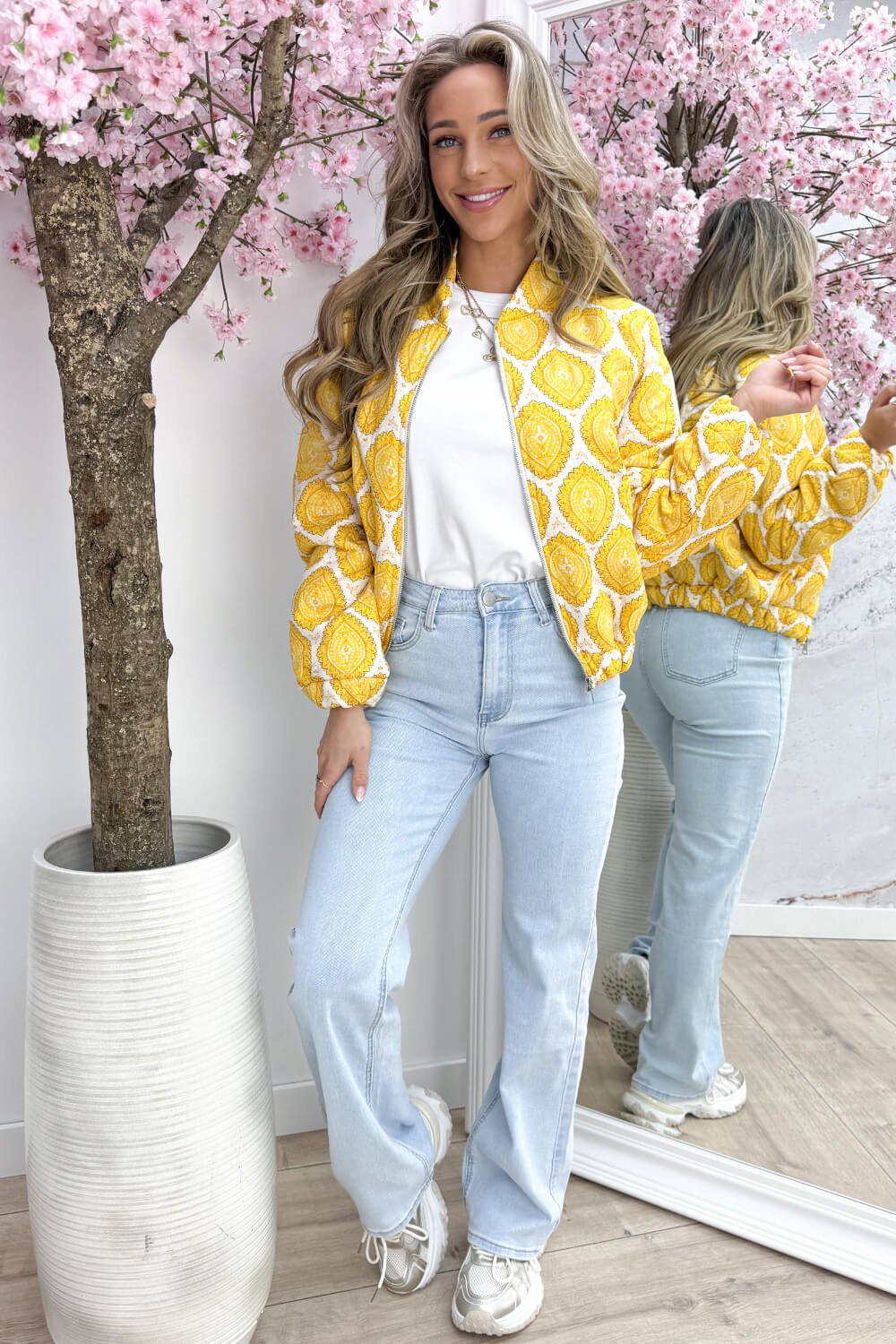 Paisley party bomber - Geel