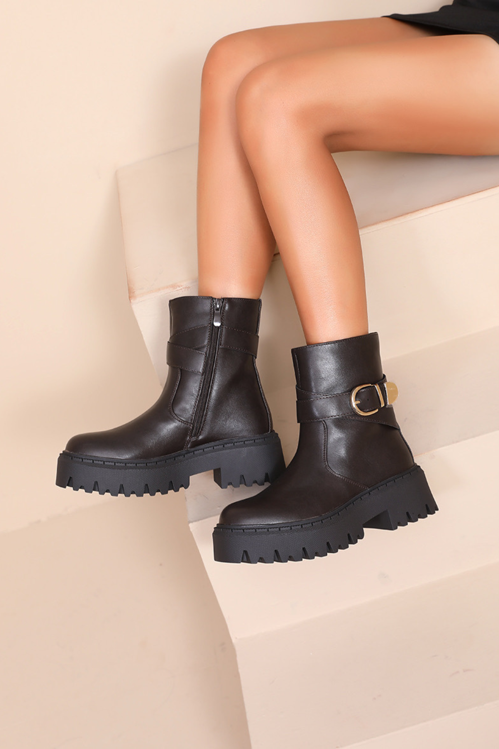 Trendy boots - Bruin