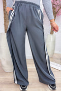 On the right track pants - Dk. grijs