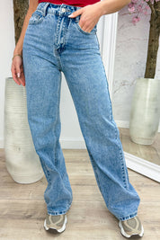 Paris lover wide leg jeans - Jeans blue