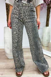Wild dad fit jeans - Taupe