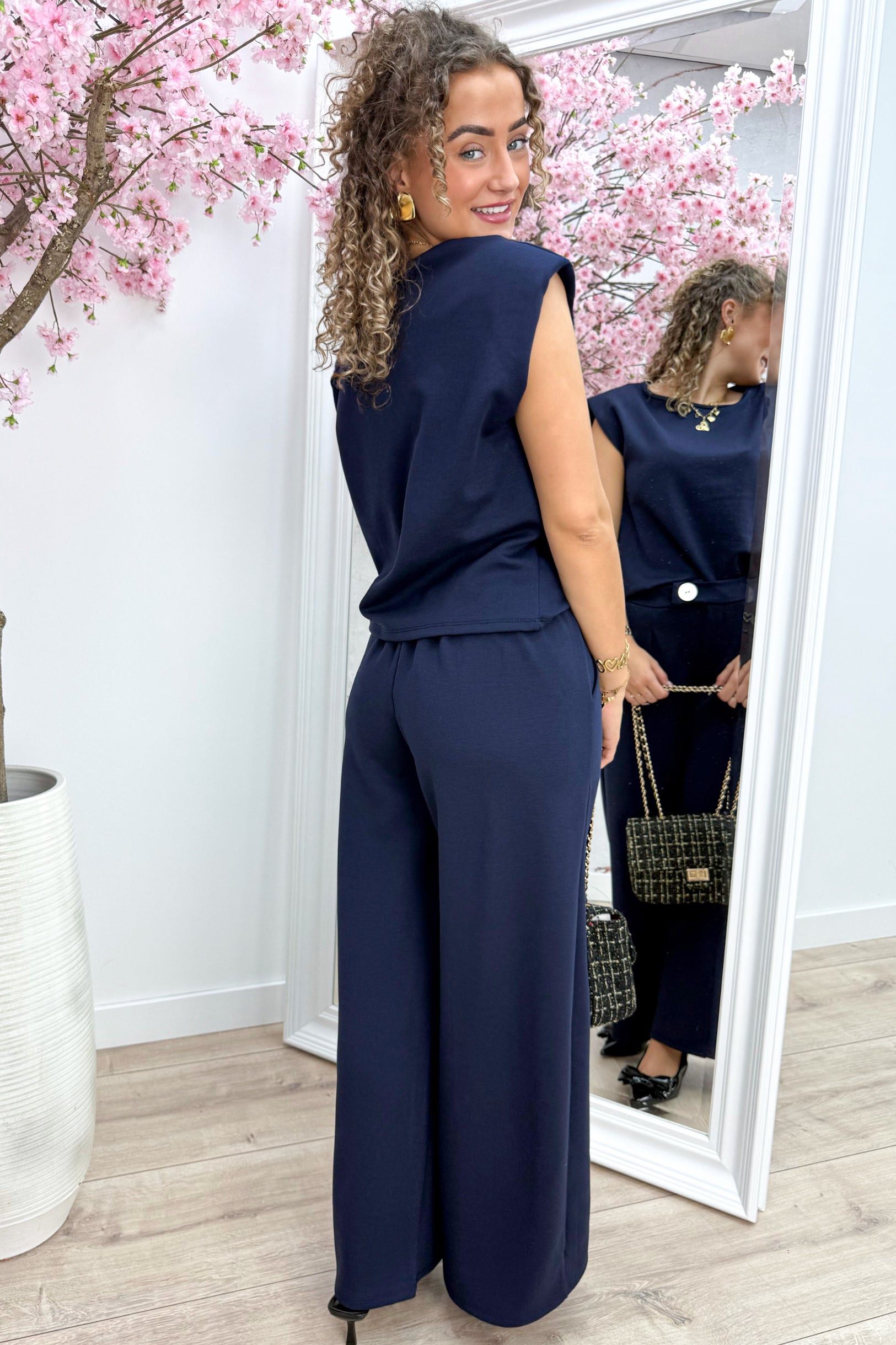 Looking cute but comfy co-ord - Navy