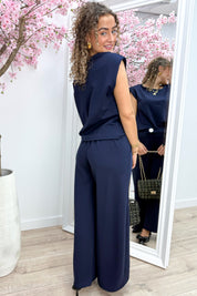Looking cute but comfy co-ord - Navy