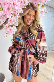Safari elastic jumper - Bruin