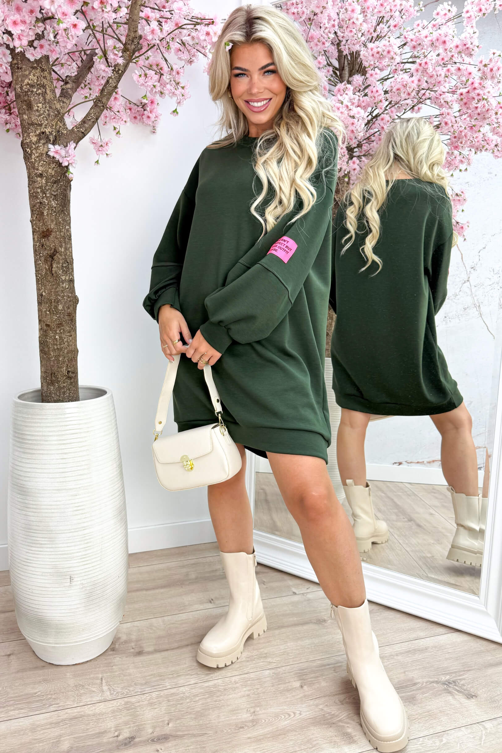 Perfect embleem dress - Army