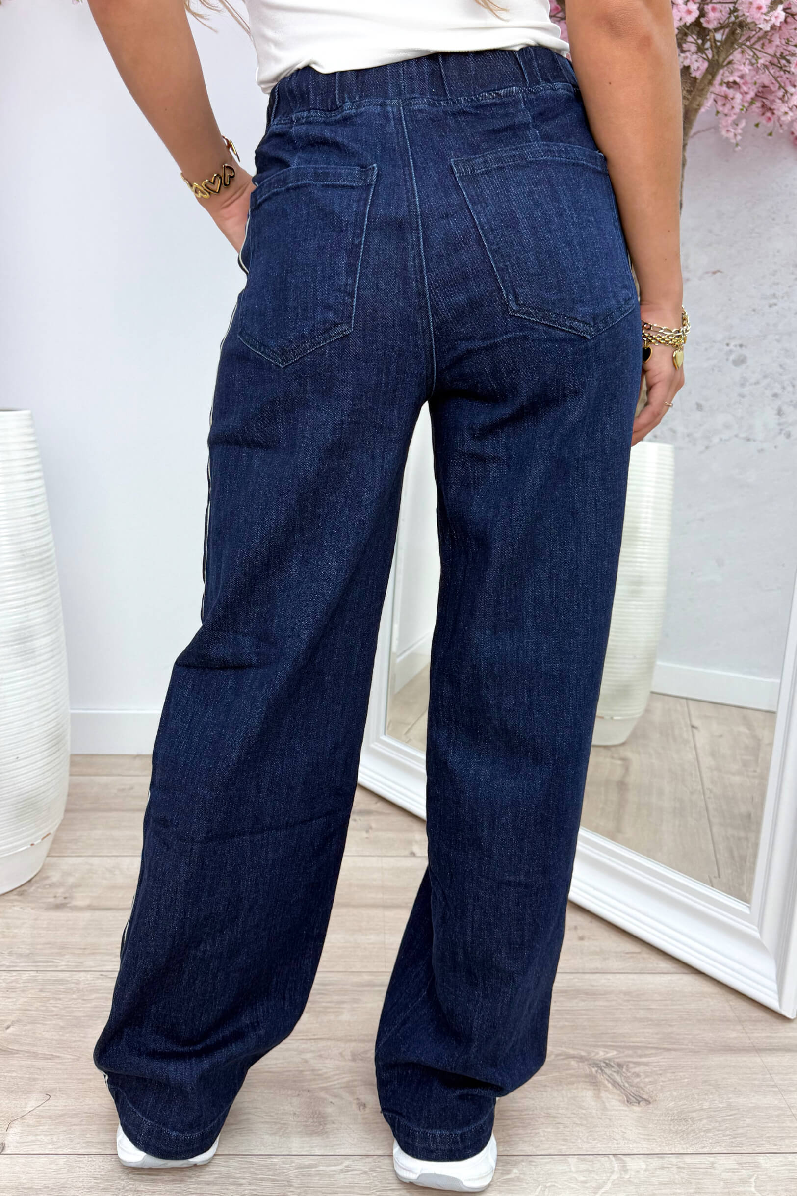 Lucky you denim stripe pants - Jeans blue