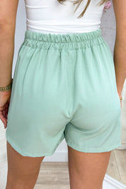 Silver heart skort - Mint
