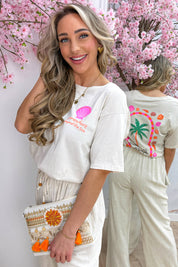 Somewhere beyond the sea T-shirt - Beige