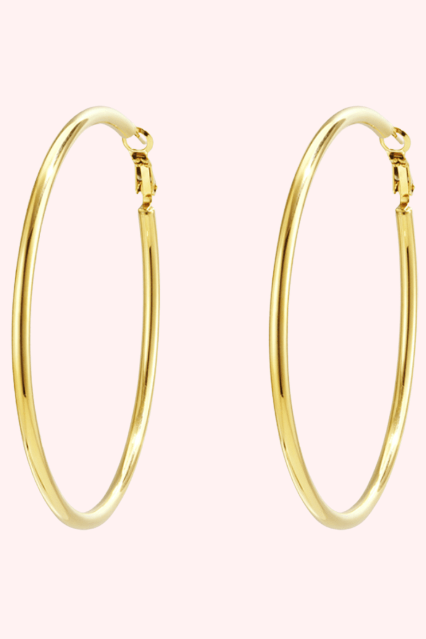 Perfect hoops oorbel - Goud