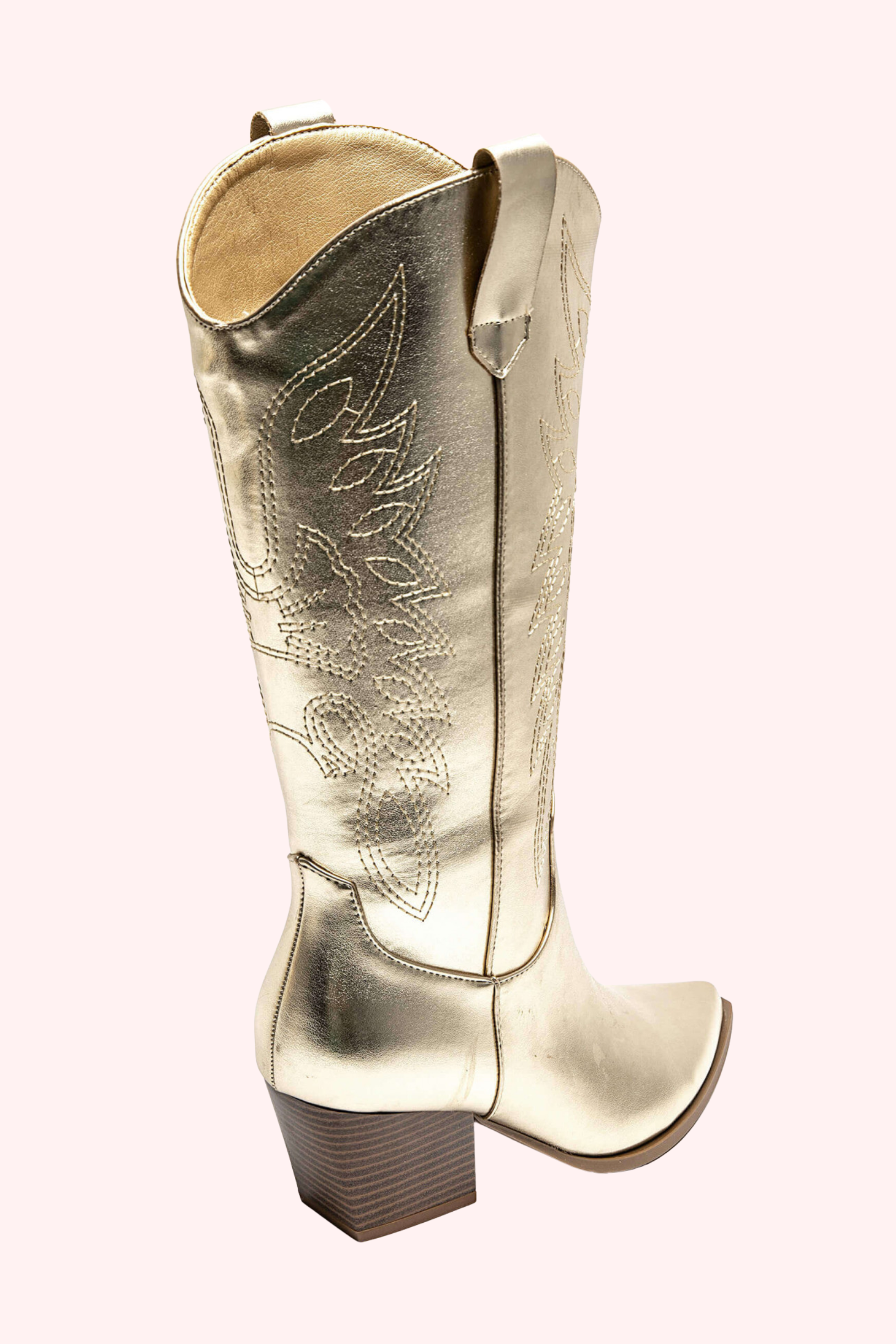 Western girl cowboy laars - Goud