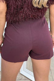 About the details skort - Bordeaux