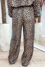 Leopard stripe jogger - Sky blue