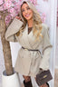 Boss it up oversized blazer - Taupe
