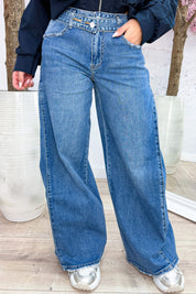 Something different wide leg jeans - Jeans blue