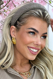 Finishing touch diadeem - Dk. taupe