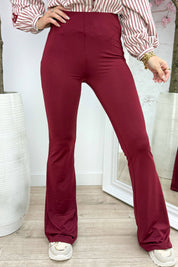 Travel flair pants - Bordeaux