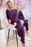 The sparkling side of comfy co-ord - Berry purple