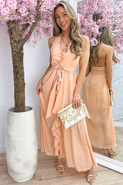 Honolulu maxi dress - Lt. oranje