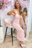 Starfish stripe maxi dress - Pink