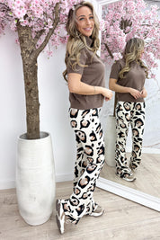 Knitted coll topje - Bruin