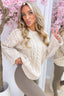 Cable and cuddle trui - Beige