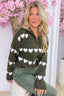 This must be love zipper trui - Army