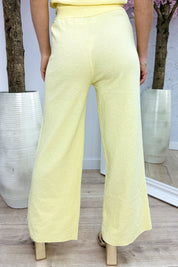 Blush cozy pants - Geel