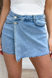 Everyday denim skort - Jeans blue
