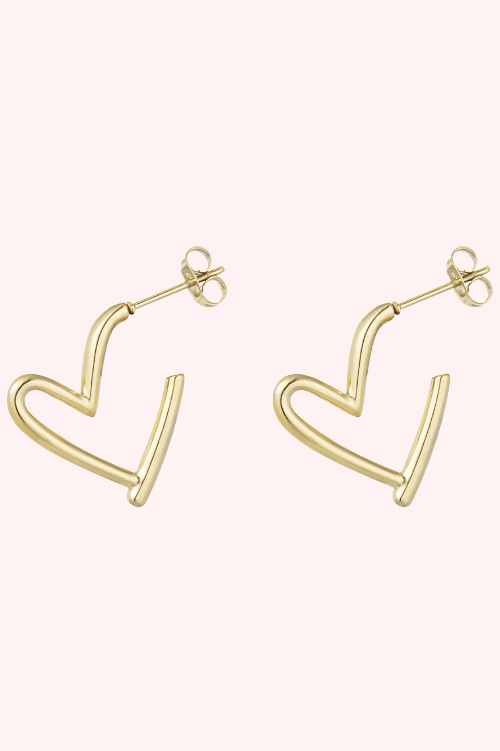 Fall in love oorbel - Goud