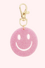 Keep smiling bag charm - Lollypop pink