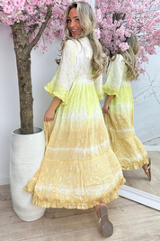 Havana beach dress - Olijf