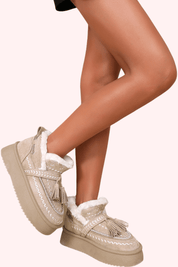 Winter wonderland boots - Taupe