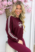 California truth club sweater - Bordeaux