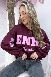 Copenhagen vibe sweater - Bordeaux