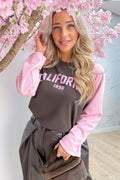 California calling sweater - Lollypop roze