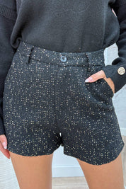 My favorite paillet short - Zwart
