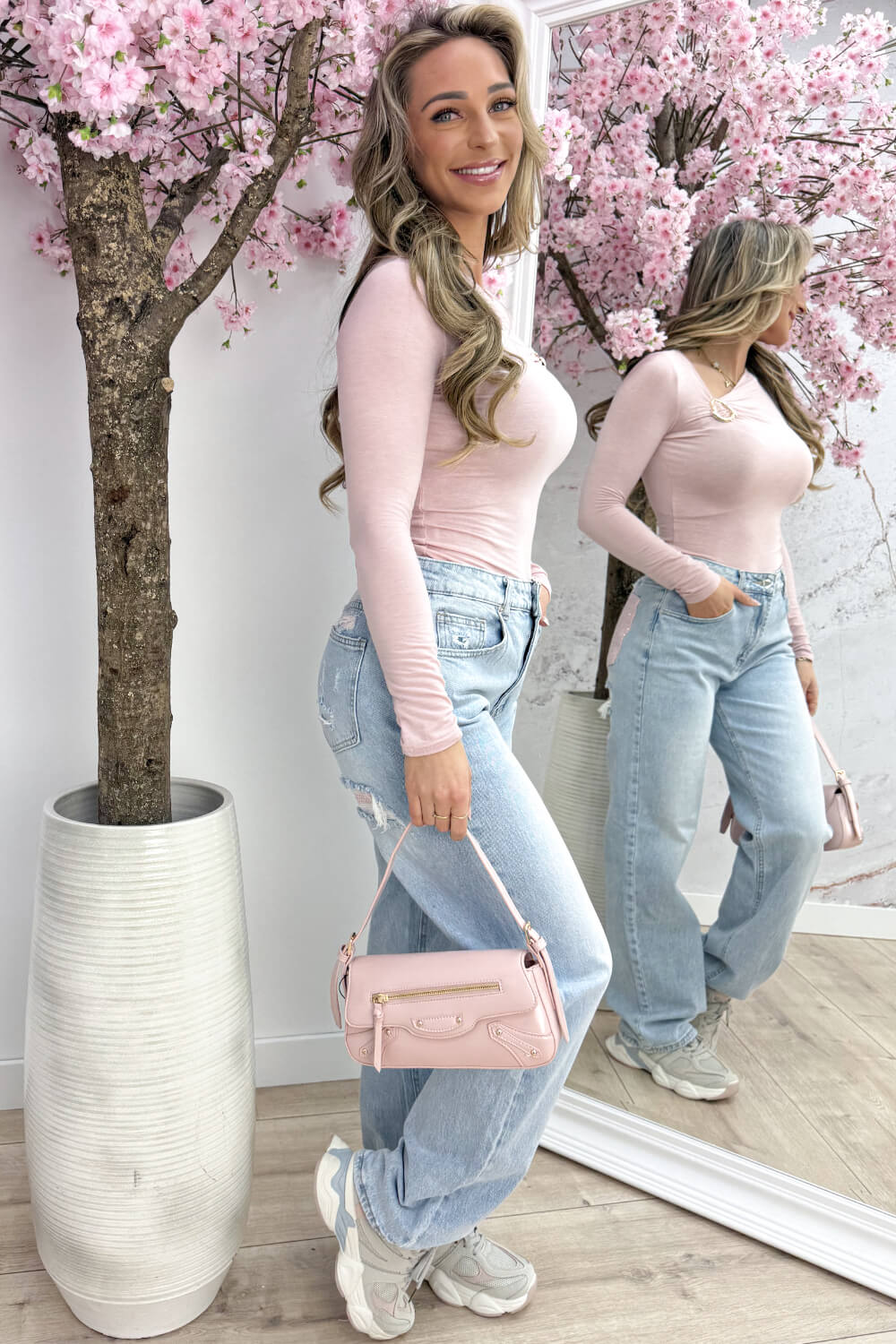 Golden touch body - Lollypop roze