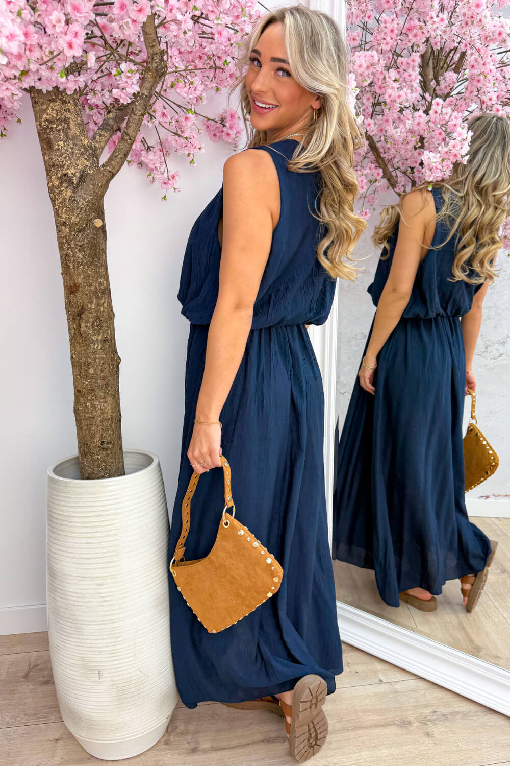 Alicante maxi dress - Navy