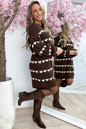 Made with love dress - Bruin