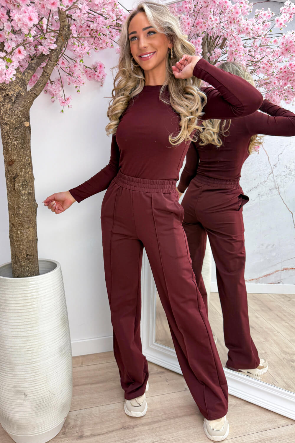 Perfect basic topje - Bordeaux