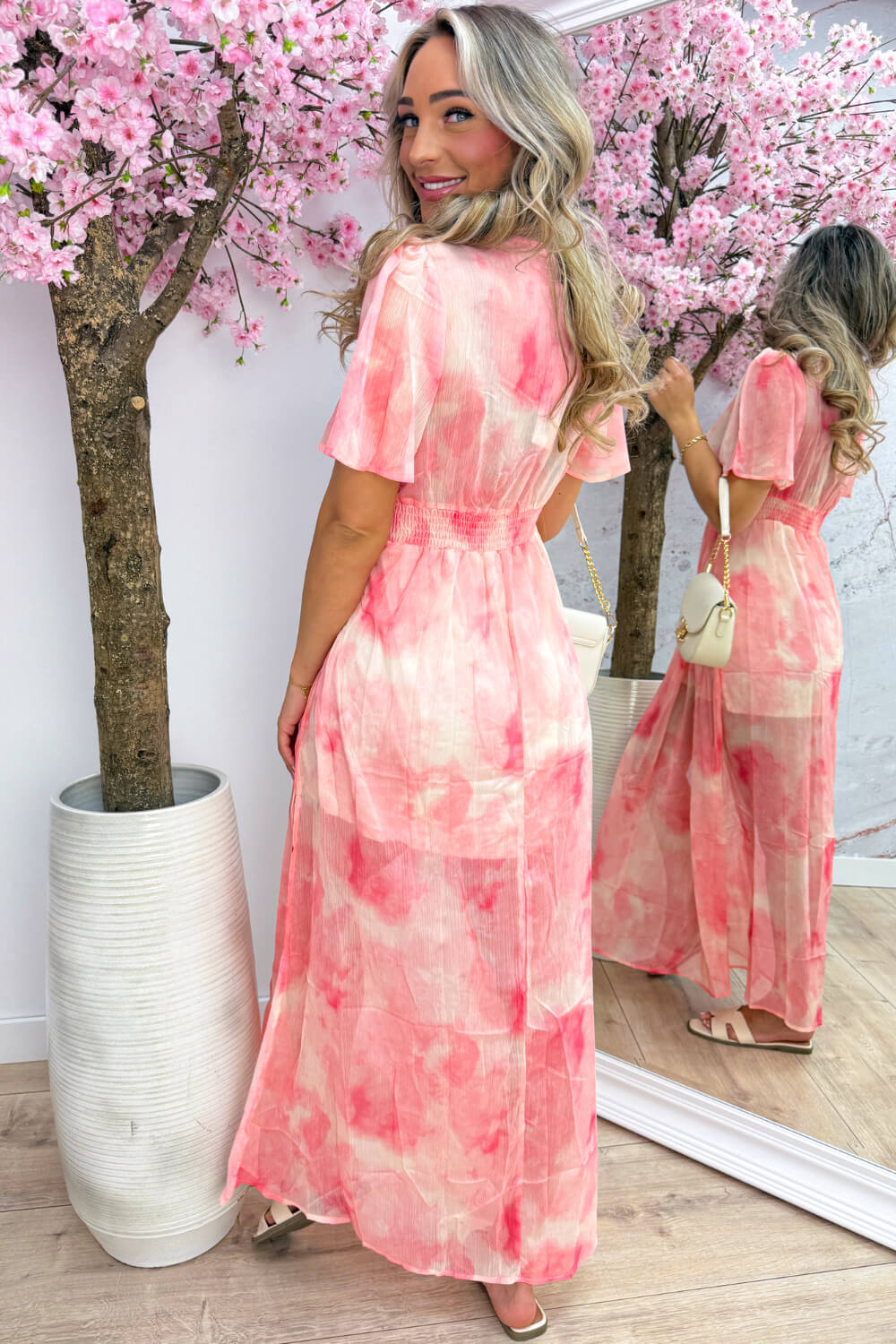 Sunset dreams maxi dress - Roze