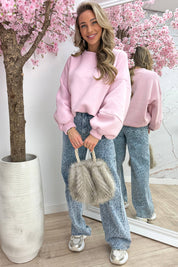 Cozy crush sweater - Lollypop roze