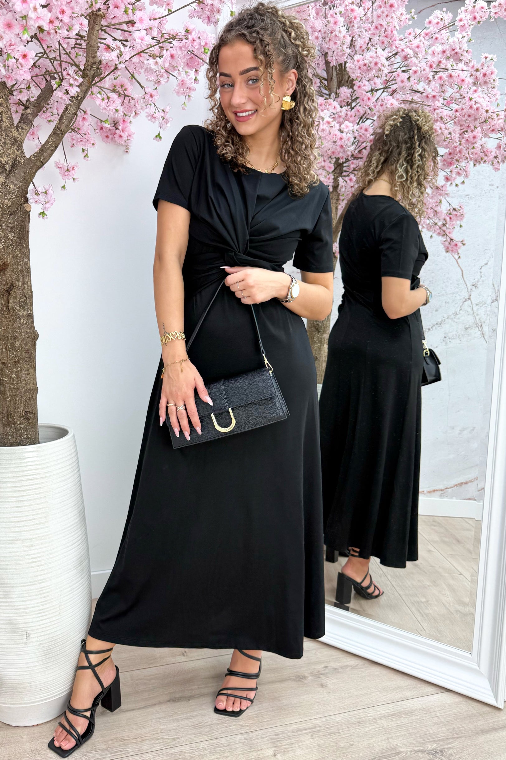 Robe toujours brillante - noir