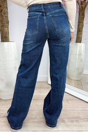 Dad fit full length jeans T6384-1 - Jeans blue