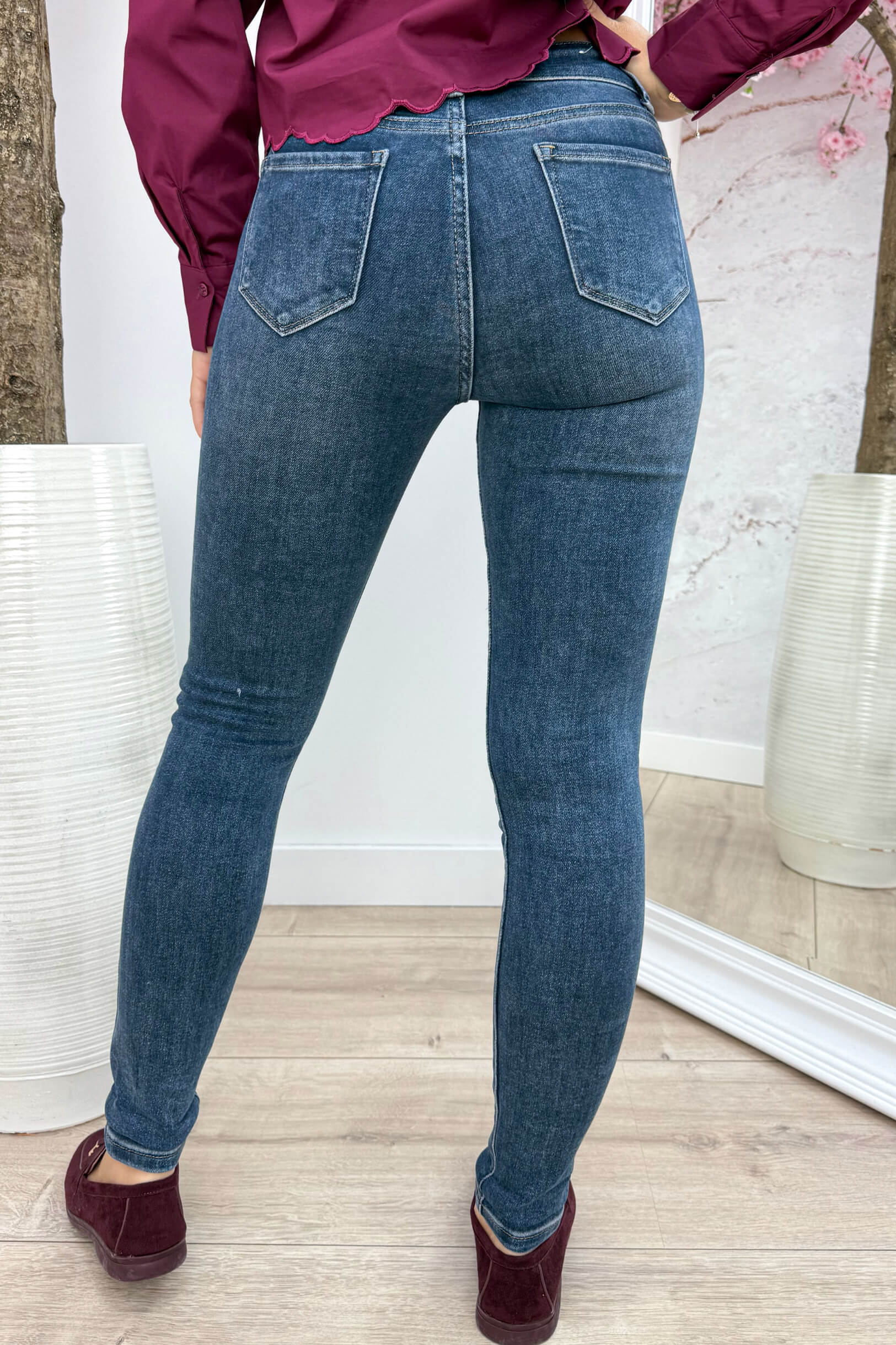 Slim Jeans HM5347-1 - Jeans Blau