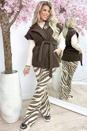 Sunshine broche gilet - Bruin