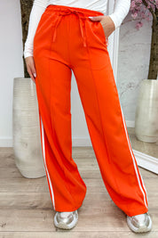 Comfy stripes pants - Oranje