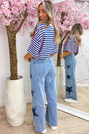 Côte d’Azur striped T-Shirt - Kobalt