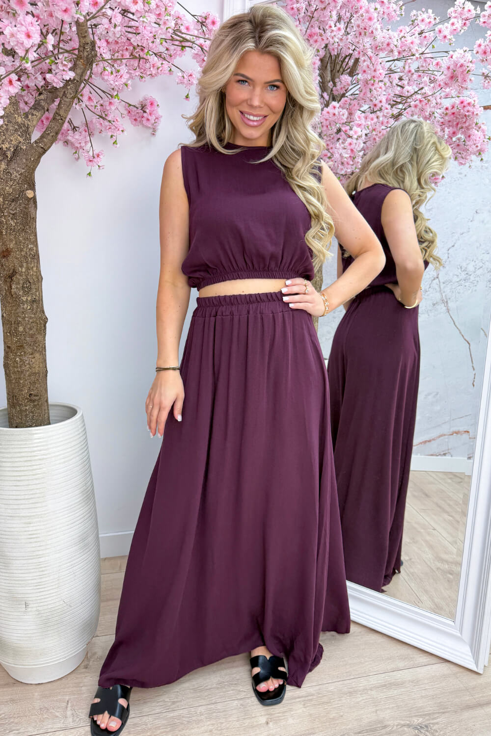 Solea co-ord - Berry purple