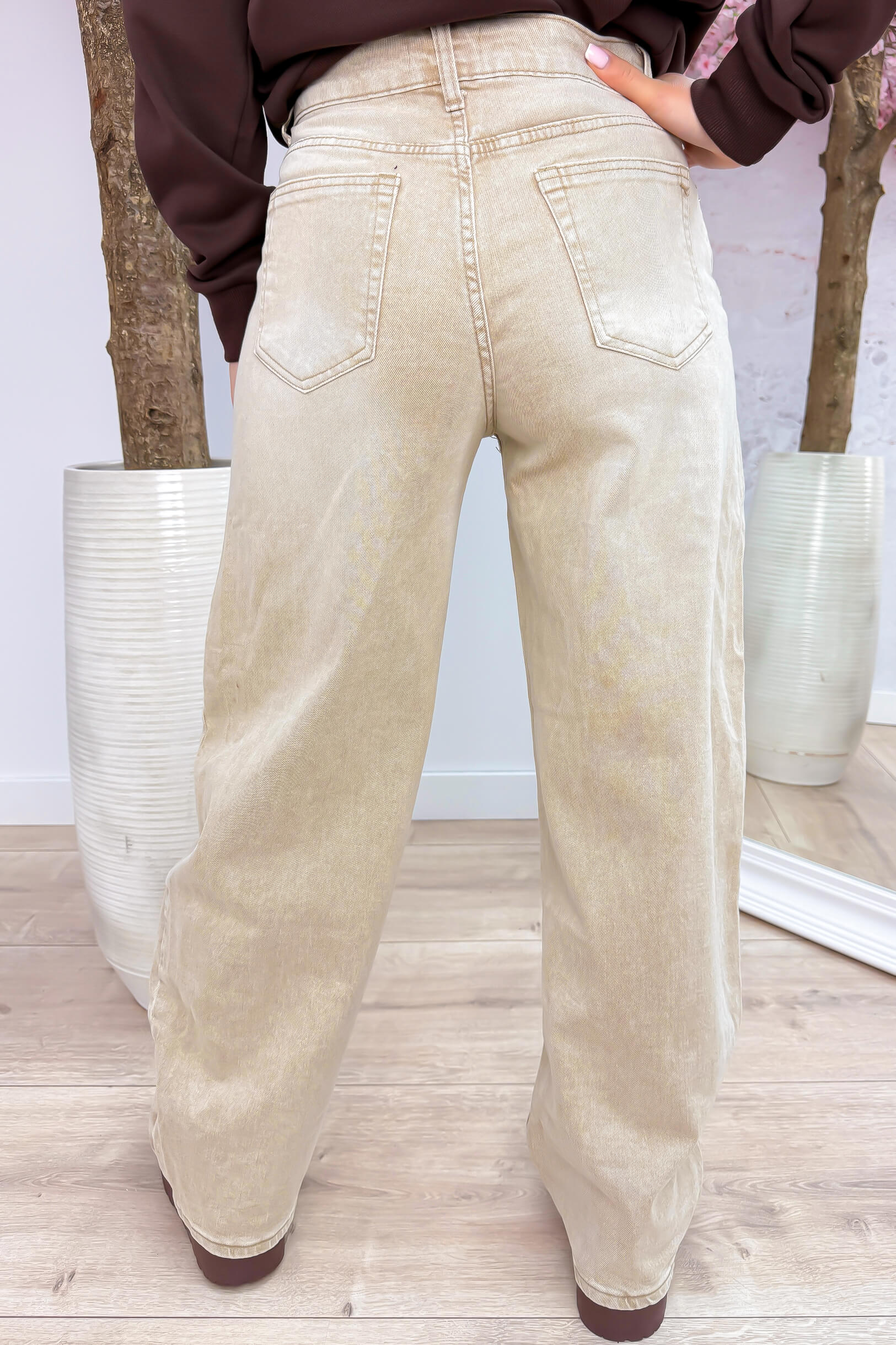 The unexpected favorite balloon jeans - Beige